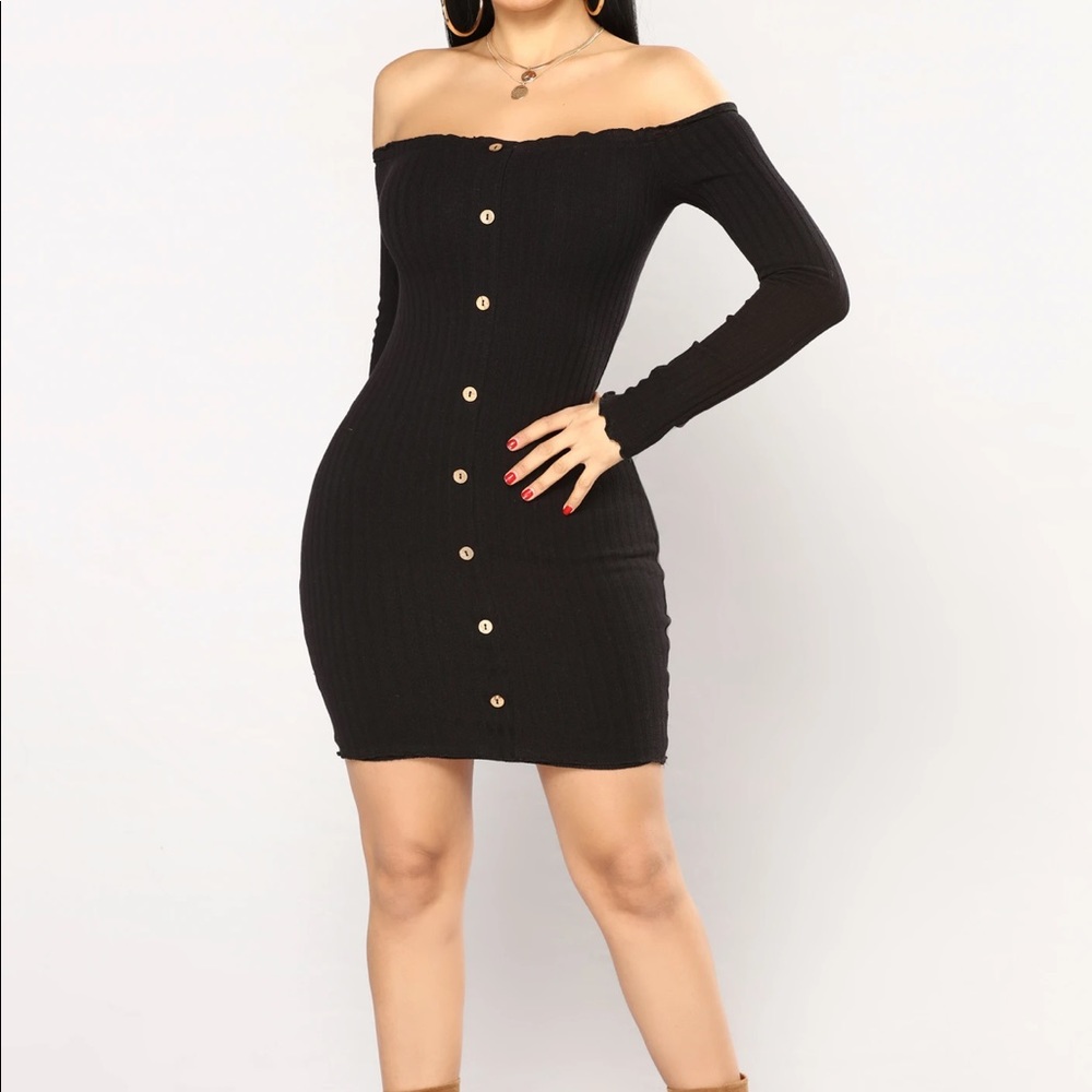 Off Shoulder Mini Dress